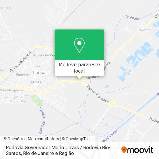 Rodovia Governador Mário Covas / Rodovia Rio-Santos mapa