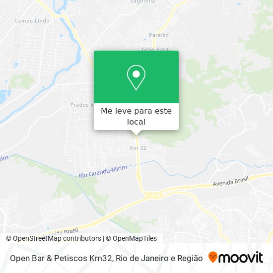 Open Bar & Petiscos Km32 mapa