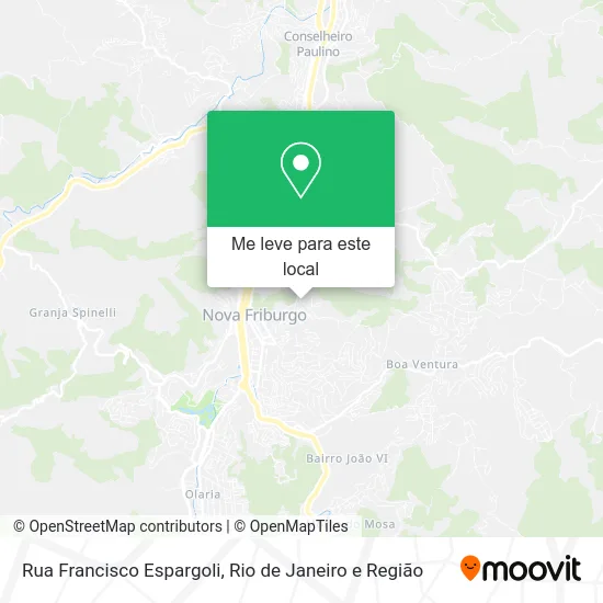 Rua Francisco Espargoli mapa