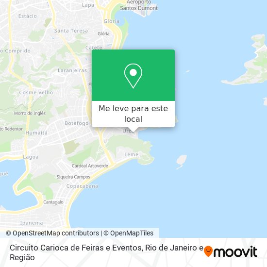 Circuito Carioca de Feiras e Eventos mapa