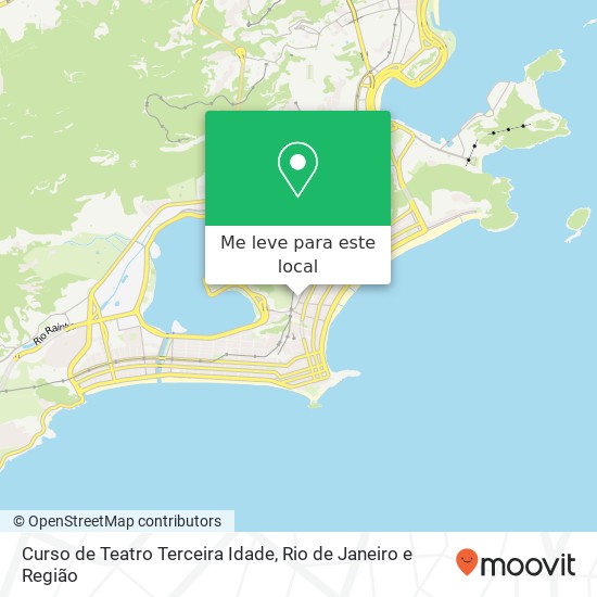 Curso de Teatro Terceira Idade mapa