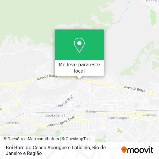 Boi Bom do Ceasa Acougue e Laticinio mapa
