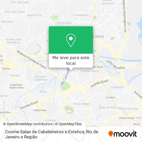 Cosme Salao de Cabeleireiros e Estetica mapa