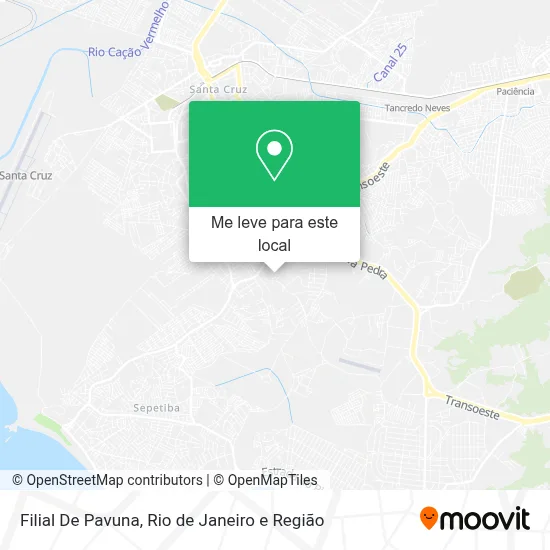 Filial De Pavuna mapa