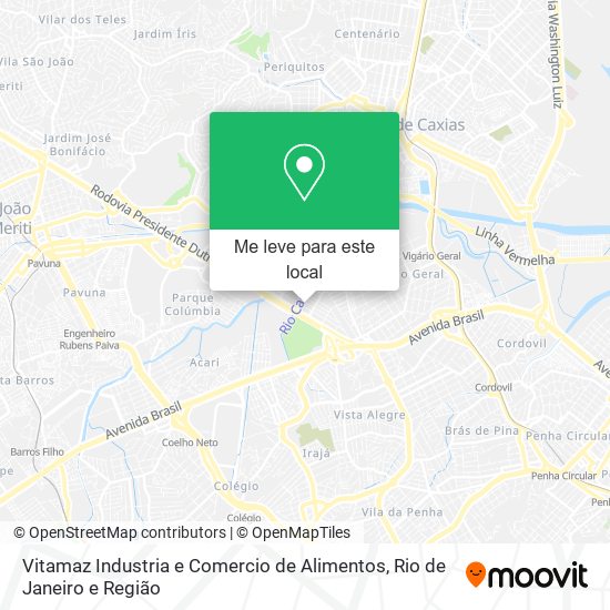 Vitamaz Industria e Comercio de Alimentos mapa