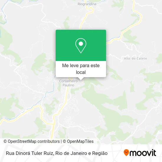 Rua Dinorá Tuler Ruiz mapa