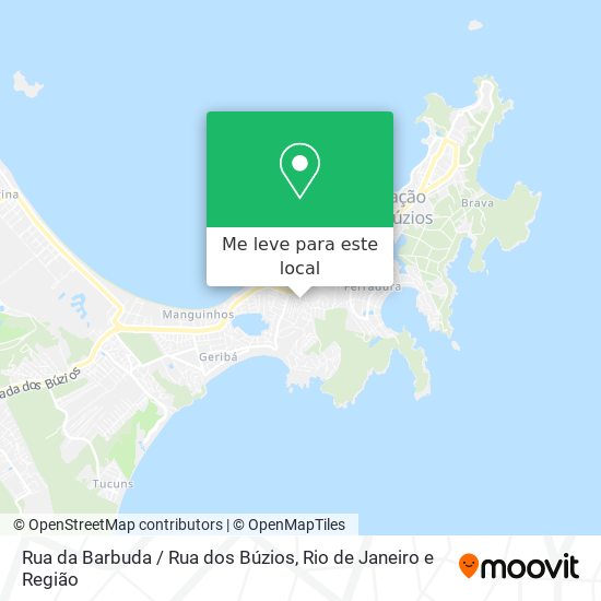 Rua da Barbuda / Rua dos Búzios mapa