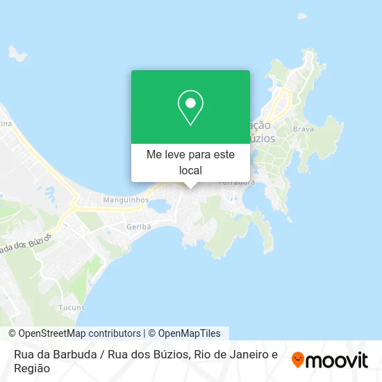Rua da Barbuda / Rua dos Búzios mapa