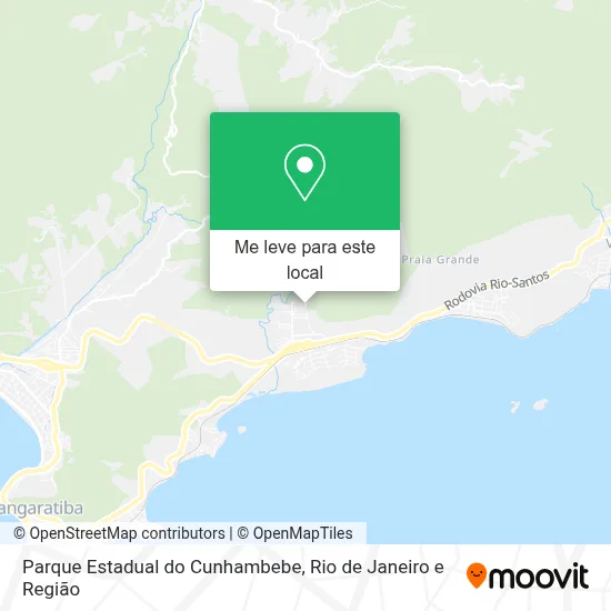 Parque Estadual do Cunhambebe mapa