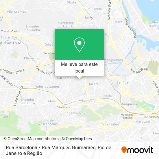 Rua Barcelona / Rua Marques Guimaraes mapa