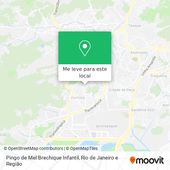 Pingo de Mel Brechique Infantil mapa