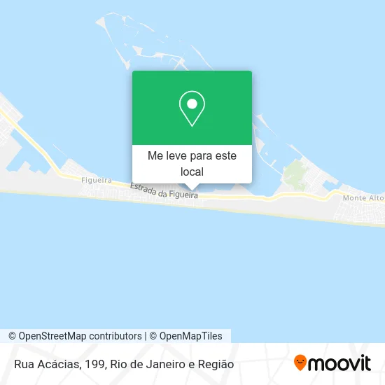 Rua Acácias, 199 mapa