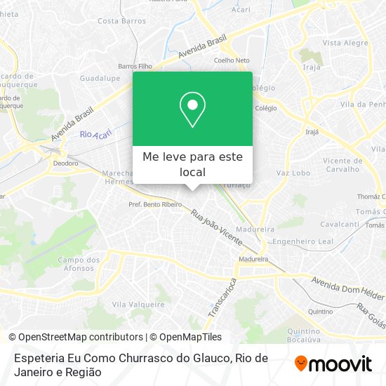 Espeteria Eu Como Churrasco do Glauco mapa