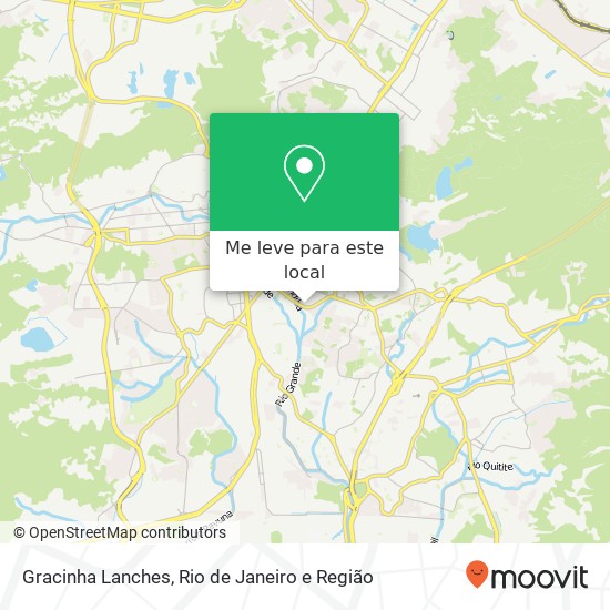Gracinha Lanches mapa