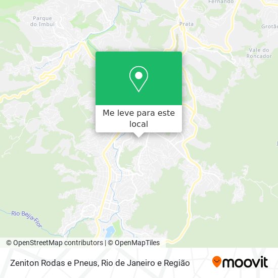 Zeniton Rodas e Pneus mapa