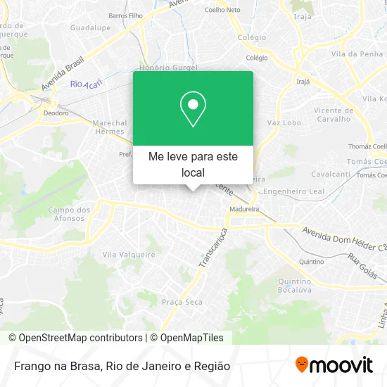 Frango na Brasa mapa