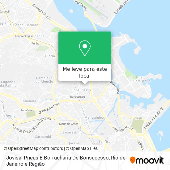 Jovisal Pneus E Borracharia De Bonsucesso mapa