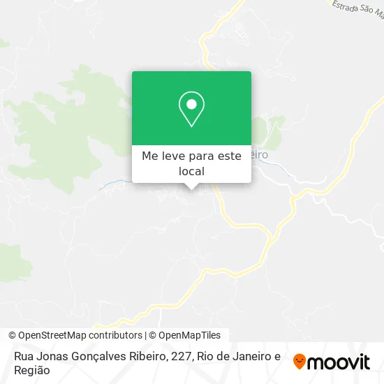 Rua Jonas Gonçalves Ribeiro, 227 mapa