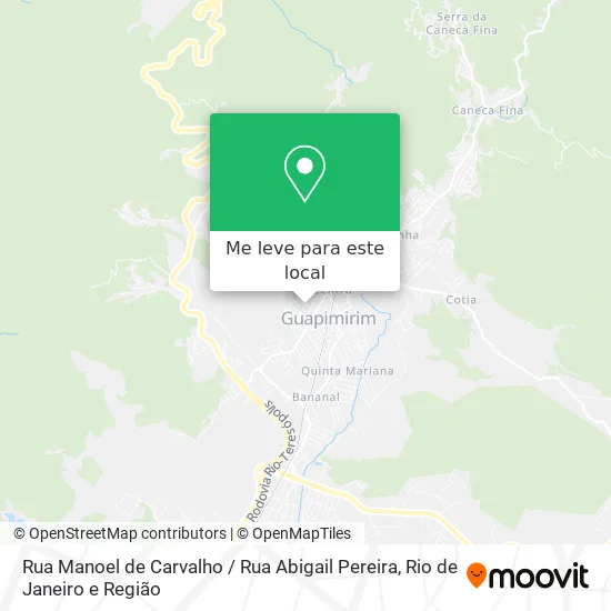 Rua Manoel de Carvalho / Rua Abigail Pereira mapa