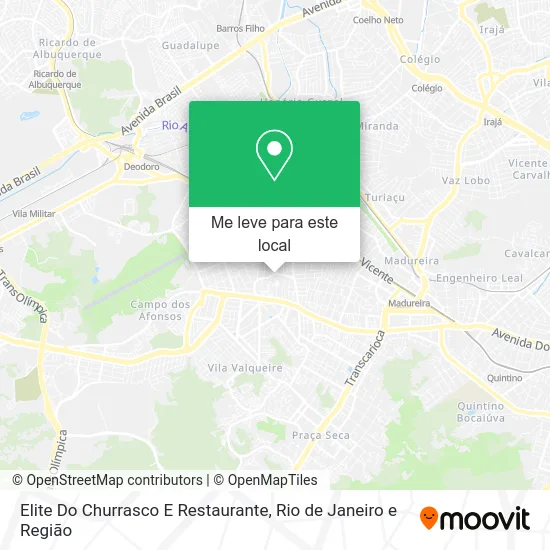 Elite Do Churrasco E Restaurante mapa