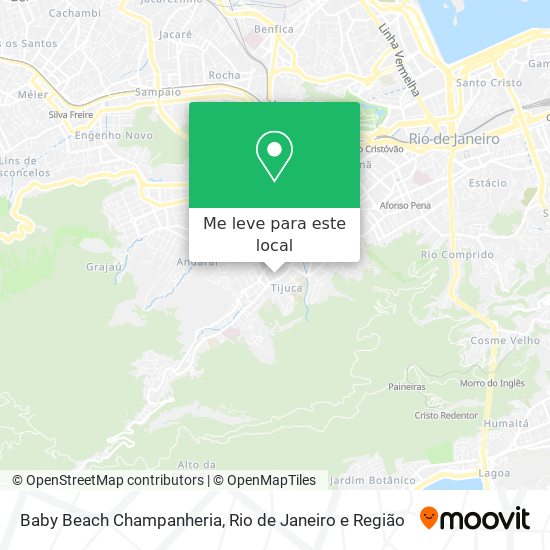 Baby Beach Champanheria mapa