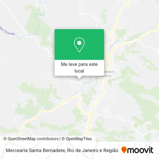 Mercearia Santa Bernadete mapa