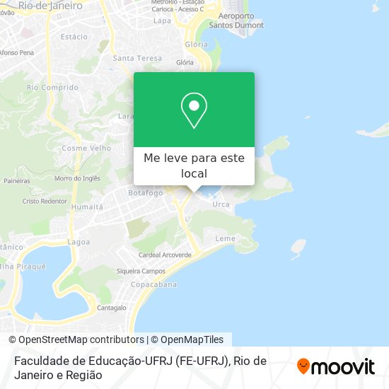 Faculdade de Educação-UFRJ (FE-UFRJ) mapa