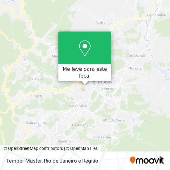 Temper Master mapa