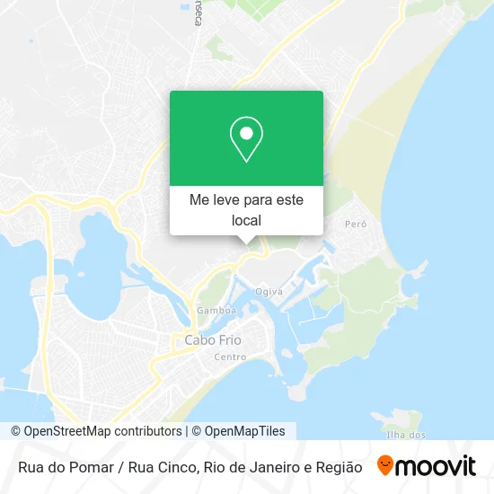 Rua do Pomar / Rua Cinco mapa