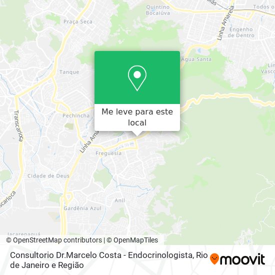 Consultorio Dr.Marcelo Costa - Endocrinologista mapa