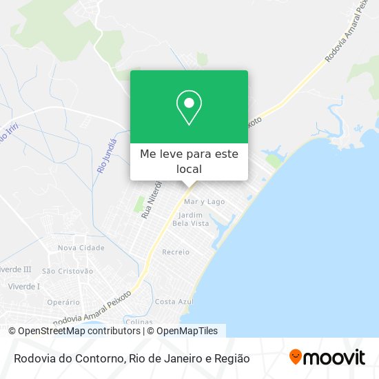 Rodovia do Contorno mapa