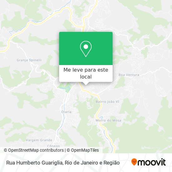 Rua Humberto Guariglia mapa