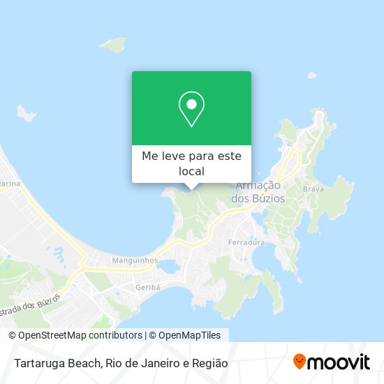 Tartaruga Beach mapa