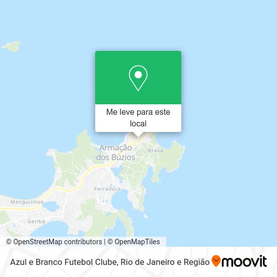 Azul e Branco Futebol Clube mapa