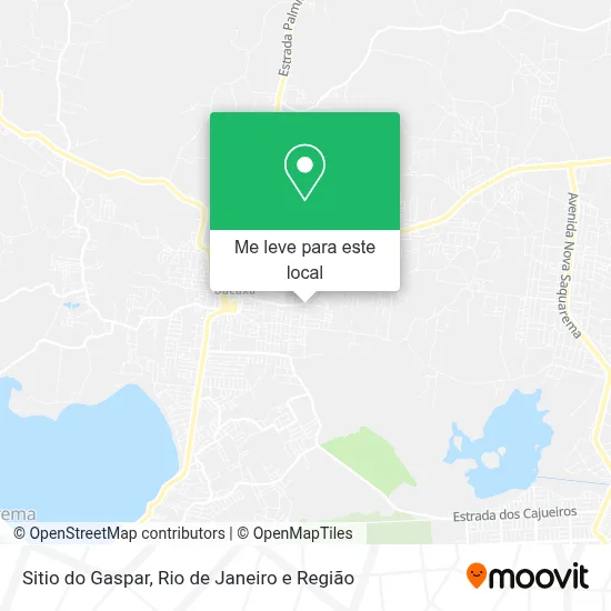 Sitio do Gaspar mapa