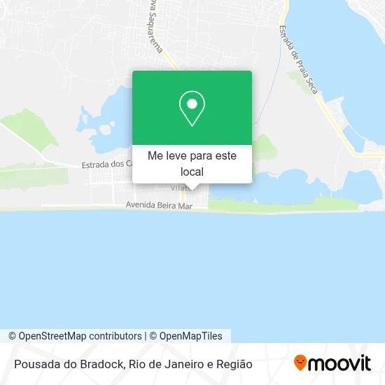 Pousada do Bradock mapa