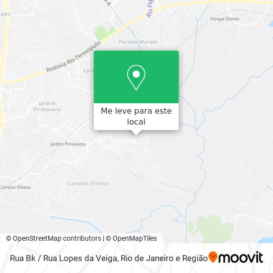 Rua Bk / Rua Lopes da Veiga mapa