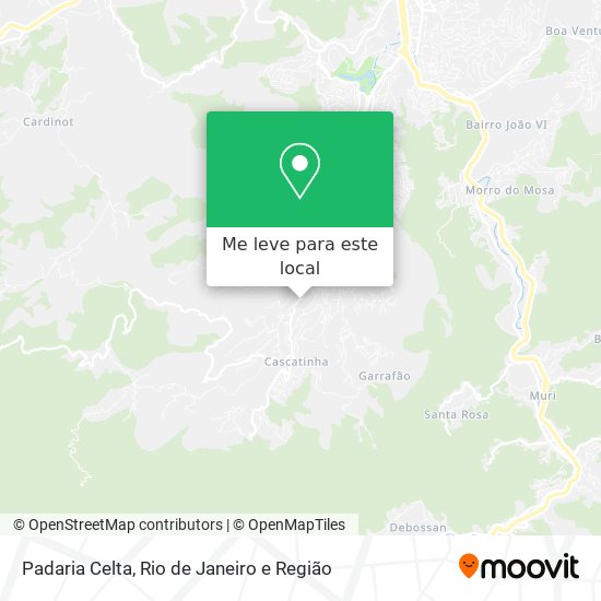 Padaria Celta mapa