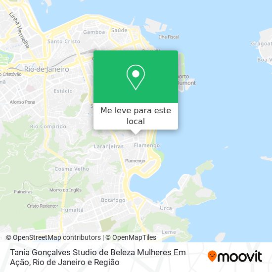 Tania Gonçalves Studio de Beleza Mulheres Em Ação mapa