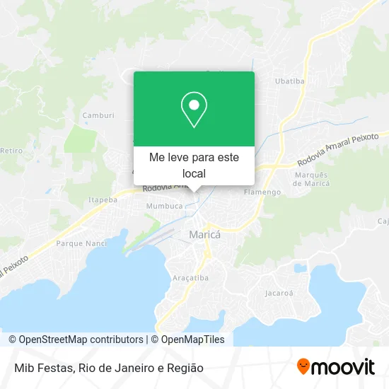Mib Festas mapa