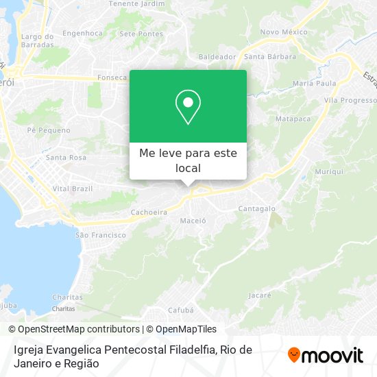 Igreja Evangelica Pentecostal Filadelfia mapa