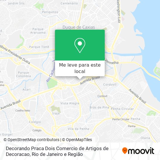 Decorando Praca Dois Comercio de Artigos de Decoracao mapa