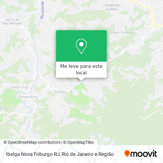 Ibelga Nova Friburgo RJ mapa