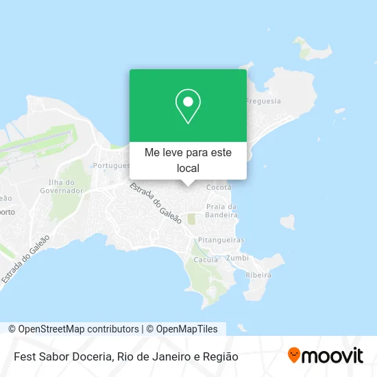 Fest Sabor Doceria mapa