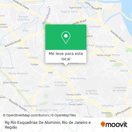 Rg Rio Esquadrias De Aluminio mapa