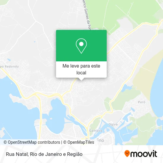 Rua Natal mapa