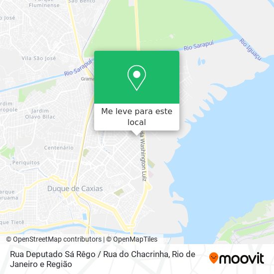 Rua Deputado Sá Rêgo / Rua do Chacrinha mapa