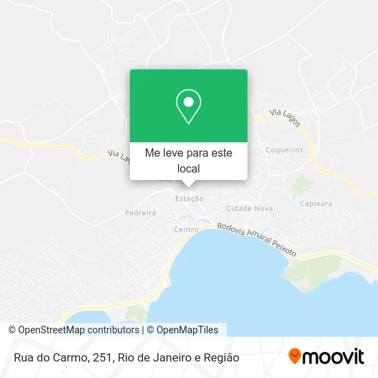 Rua do Carmo, 251 mapa