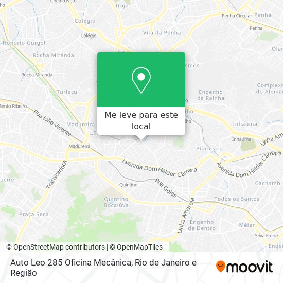 Auto Leo 285 Oficina Mecânica mapa