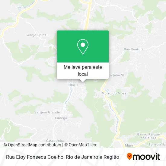 Rua Eloy Fonseca Coelho mapa